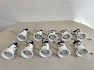 【大阪】Panasonic パナソニック LED照明器具 7個/ダウンライト/天井埋込型/NNN61511WZ/2021年製/通電済/モデルルーム設置品【RN0812-1】