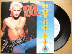 ●7”シングル EP 美品 BILLY IDOL ビリー・アイドル HOT IN THE CITY ホット・イン・ザ・シティ CATCH MY FALL (REMIX FIX) 米盤 個人所蔵