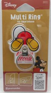 【新品】ディズニー　ミッキーマウス　スマホ　マルチリング　バンカーリング　スマホリング
