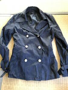 hiromichi nakano black . coat size 165