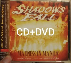 CD+DVD シャドウズフォール マッドネスインマニラ ライヴ ライブ shadows fall madness in manila live メタルコア エクストリームメタル