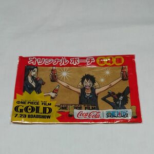 ONE PIECE FILM GOLD オリジナルポーチロビン・ルフィ・ブルック 非売品 ノベルティ