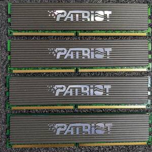 【中古】DDR2メモリ 8GB(2GB4枚組) Patriot PDC24G8500ELKR2 [DDR2-1066 PC2-8500]