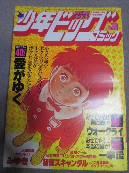 少年ビックコミック 1982年5月28日号◆大島やすいち、あだち充、小山ゆう、尾瀬あきら、竜崎遼児、新谷かおる