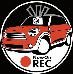 車種や車体色変更ok ミニクロスオーバー　ドラレコ　ドライブレコーダー　ステッカー　カッティングステッカー