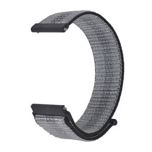 07) wristwatch band [ black stripe ] rug width :20mm Fit make loop type mre difficult nylon tool un- necessary. free shipping.