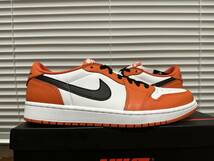 送料無料 正規 Nike air Jordan 1 Low OG 28cm Starfish ナイキ エアジョーダン スターフィッシュ white black orange CZ0790-801_画像3