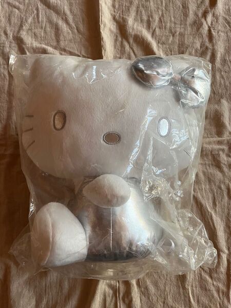 キティぬいぐるみBIG シルバー