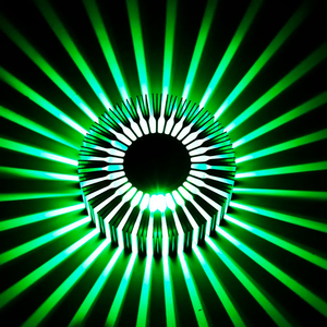LED ダウンライト 3W カラフル 照明 リビングルーム 廊下 インテリア バー パーティー ルーム 装飾 ライト 壁掛けタイプ グリーン