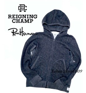 REIGNING CHAMP for Ron Herman レイニングチャンプ ロンハーマン 別注 コラボ 裏起毛 ジップパーカー 