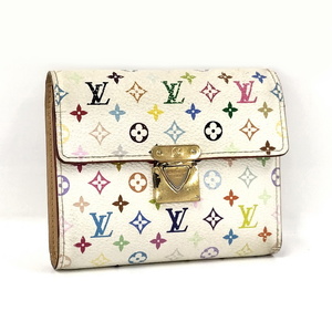 【中古】LOUIS VUITTON ポルトフォイユ コアラ 三つ折り財布 モノグラム マルチカラー ブロン M58014