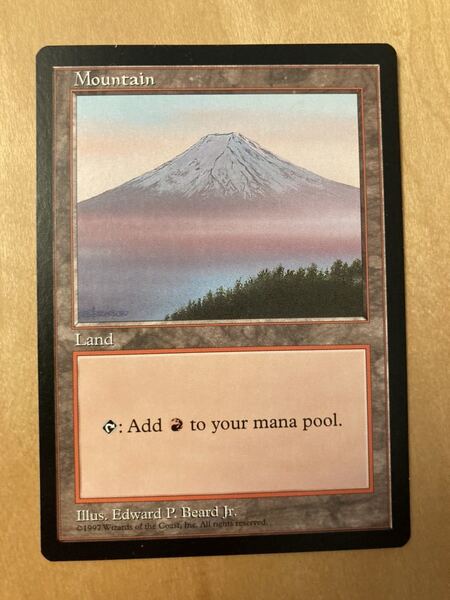 APAC 山 富士山 MTG 1枚 プロモ