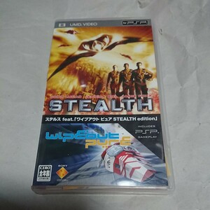 ◆PSP ステルス feat. ワイプアウト ピュア ステルス エディション 箱説付き stealth feat. wipe out pure stealth edition umd video