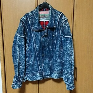 US古着 USED デニムジャケット Gジャン ブルゾン ケミカルウォッシュ 80s 90s メンズ レトロ Lee Wrangler Karl Helmut 