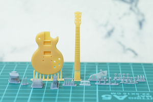 1/12 electric guitar (LP type )3D printer output not yet painting kit * ref ti. made possibility miniature figure doll Lespaul type 