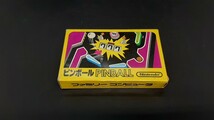 ピンボール PINBALL【動作確認済み】ファミコン FC 右2 箱付き【同梱可能】ケース ソフト 希少 レア カセット ゲーム 貴重 昭和レトロ_画像4