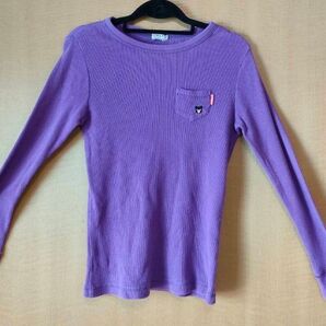 ミキハウス 長袖 ワッフルTシャツ 150cm