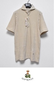【送料無料】新品 GUY ROVER パイル ポロシャツ S イタリア製 ギローバー ◆