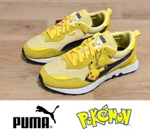 【即決】新品 PUMA × ポケモン ピカチュウ スニーカー 22cm Rider FV PIKACHU Jr 387814-01 キッズ ジュニア 子供 ◆_画像1