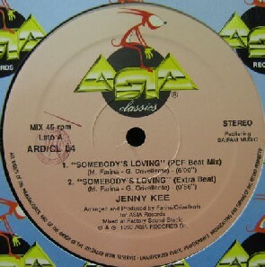 $ JENNY KEE / SOMEBODY'S LOVING * GIVE ME ALL YOUR LOVE (ARD/CL 04) ジェニー・キー / サムバディズ ～ (ARD 1026) レコード盤Y13-4F