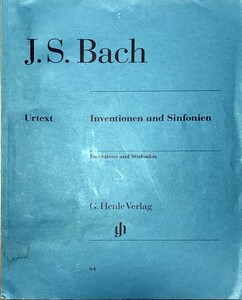 バッハ インヴェンションとシンフォニア BWV 772-801 (ピアノ・ソロ) 輸入楽譜 Bach Inventions and Sinfonias 洋書