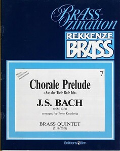 ba box la-ru* Prelude ( gold tube . -ply . score + part .) import musical score Bach Chorale Prelude aus der tiefe rufe ich foreign book 