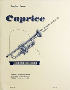 bo The Caprice ( труба + фортепьяно ) импорт музыкальное сопровождение Bozza Caprice иностранная книга 