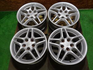 中古ホイール4本SET 日産 ニッサン ER34 スカイライン 純正ホイール 16×7J 114.3/5 +40 ステージア ローレル 他