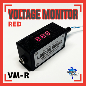 VM-R】電力安心！ボルテージモニター【 VOLTAGE MONITOR 】軽量小型！ボードの新アイテム！ミニデジタル電圧計=RED= #OTHER #LAGOONSOUND