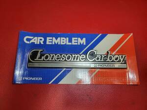 パイオニア　ロンサム　カーボーイ　エンブレム　PIONEER　Lonesome Car-boy　EMBLEM　　旧車　当時物　コレクション　カーコンポ　レア　