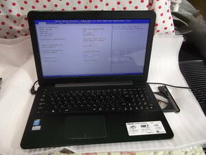 ★ジャンク/X555LA-BLUE /Core i3-4030u/4GB/15.6LED/マルチ/BIOS起動難 ★