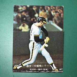 1976年　カルビー　プロ野球カード　76年　673番　阪神　田淵　　　　　【管理C08】