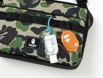 ★１０個出品★BAPE◆A BATHING APE／迷彩カモ◆ア ベイシング エイプ◆カラビナ付ショルダーバッグ◆CAMO／カモ／付録ノベルティ_画像7