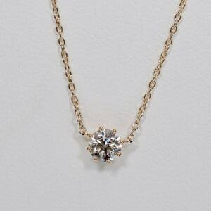 K18 AHKAHsoruti around diamond 0.26ct necklace Ahkah 