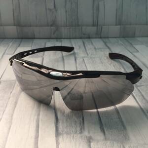  sports sunglasses 4 mirror lens silver cycling black frame bicycle light weight sport Drive sunglasses extra attaching black silver 