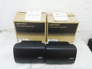 UNI-PEX CRB-50 スピーカー 2個セット 元箱付き 中古