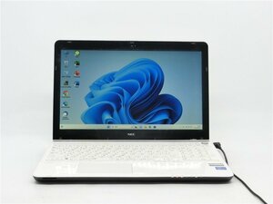 カメラ内蔵/15.6型/HDMI/無線WIFI/USB3.0/Bluetooth/ノートPC/Windows11/新品SSD512/8GB/3世代i7/NEC　LS150/R office搭載　新品無線マウス