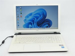 最新Win11Pro/中古/15.6型/薄型ノートPC/新品SSD256/8GB/Celeron　3215U/NEC　NS100/D　新品無線マウス MS office2021ProPlus搭載