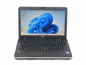 Win11Pro/カメラ内蔵/15.6型/ノートPC/新品SSD256/8GB/Core i5　3320M/FMV　AH32/M　新品無線マウスoffice搭載/HDMI/無線WIFI/Bluetooth