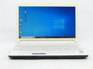 中古/15型/ノートPC/Windows10/爆速SSD256GB/4GB/i3-M350/FMV　FUJITSU　AH530/3A　　MS office2021ProPlus搭載　HDMI　新品無線マウス