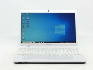 カメラ内蔵/中古/15.6型/ノートPC/Windows10/SSD128/8GB/AMD　E-450/SONY　VPCEL36FJ　 MS Office2021搭載　HDMI