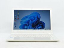 激安/WEBカメラ/中古/15型/ノートPC/Windows11/新品SSD256/8GB/Celeron3215U/TOSHIBA　T45/UW　新品無線マウス 　MS office2019搭載_画像1