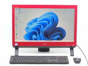 カメラ内蔵/中古/WIN11/新品無線KB＆マウス/新品SSD512GB/8GB/フルHD21型/3世代i7/FMV　FH56/JD一体型 MSoffice2021ProPlus搭載　