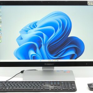 最新Win11Pro/WEBカメラ/爆速SSD512/8GB/27型ワイドタッチ一体型/Lenovo A740 Core4世代i7 GTX850A  MSoffice2021搭載 訳あり品の画像1