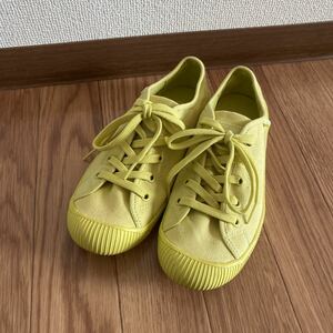 PALLADIUM スニーカー 靴 シューズ 23.5センチ 黄緑 新品未使用 値下げ