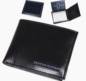  Tommy Hilfiger 2. складывать кошелек кожа compact бумажник футляр для карточек с ящиком 