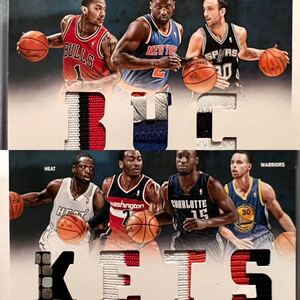 鬼レア Patch Booklet Manu Ginobili Jersey No.20/25 Panini Stephen Curry カリー Derrick Rose ローズ Dwyane Wade NBA 実使用 パッチ