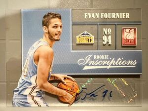 激レア Clear RC Auto 12-13 Panini Evan Fournier エバン・フォーニエ NBA ルーキー サイン バスケ Knicks FIBA ワールドカップ フランス