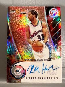 超絶レア Refractor Auto 01 Topps Pristine Richard Hamilton リチャード・ハミルトン NBA サイン Pistons 優勝 All-star Panini バスケ