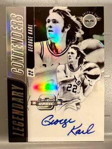 鬼レア/99 Prizm Auto 18 Panini George Karl ジョージ・カール 監督 NBA プリズム サイン バスケ 最優秀監督賞 4回 All-star ヘッドコーチ